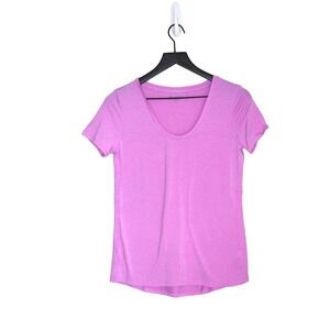 ⭐️ Athleta Pink Scoop Neck T Shirt Size XS